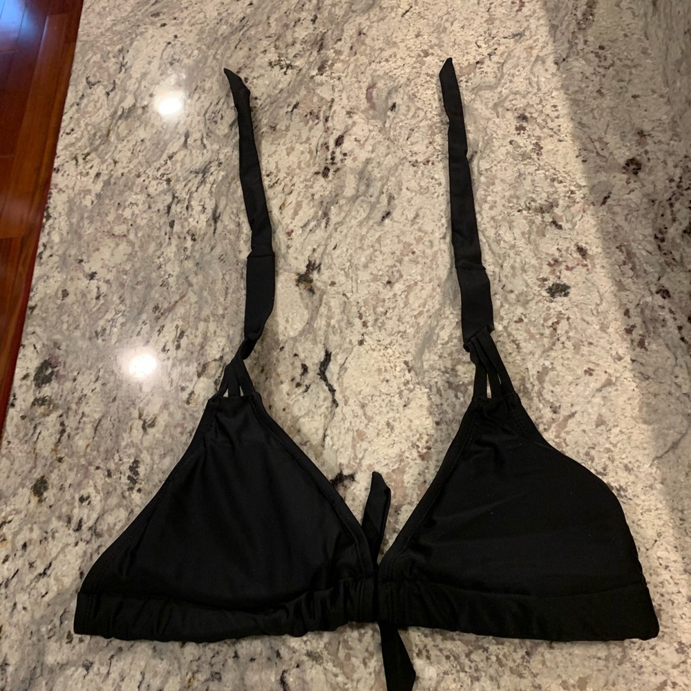 Black Triangle Bikini Top